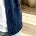 thumbnail image 3 of cocolona Womens Sweater Cardigan Long Sleeve Crew Neck Fall Sweater Open Front Casual Loose Cardigan Tops, 3 of 5