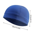 thumbnail image 3 of Qarigey 9 piezas Cooling Skull Caps Tela de malla Ciclismo Gran textura Verano Transpirable Poliéster Casco Liner zafiro Type3 NO3, 3 of 5