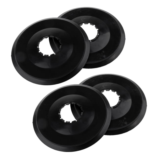 Paquete de 4 cubiertas de protección de de premium Negro shamjiam Protector de radios de rueda de bicicleta