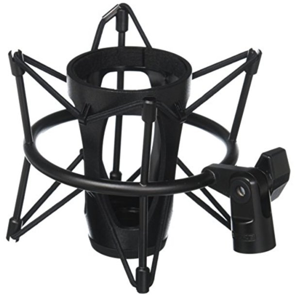 shure a32sm lock elasticsuspension shock mount for ksm32 models, black