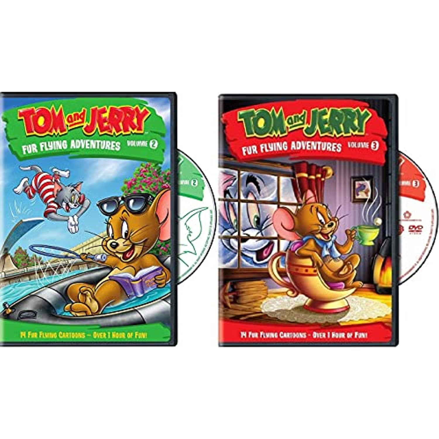 Tom & Jerry Show Fur Flying Adventures Volume 23 Cartoons (2 Disc Dvd 28  Episodes Over 3 Hours ) - Frank WelkerMel BlancJune ForayPaul FreesAllen  SwiftBobby Cannavale 