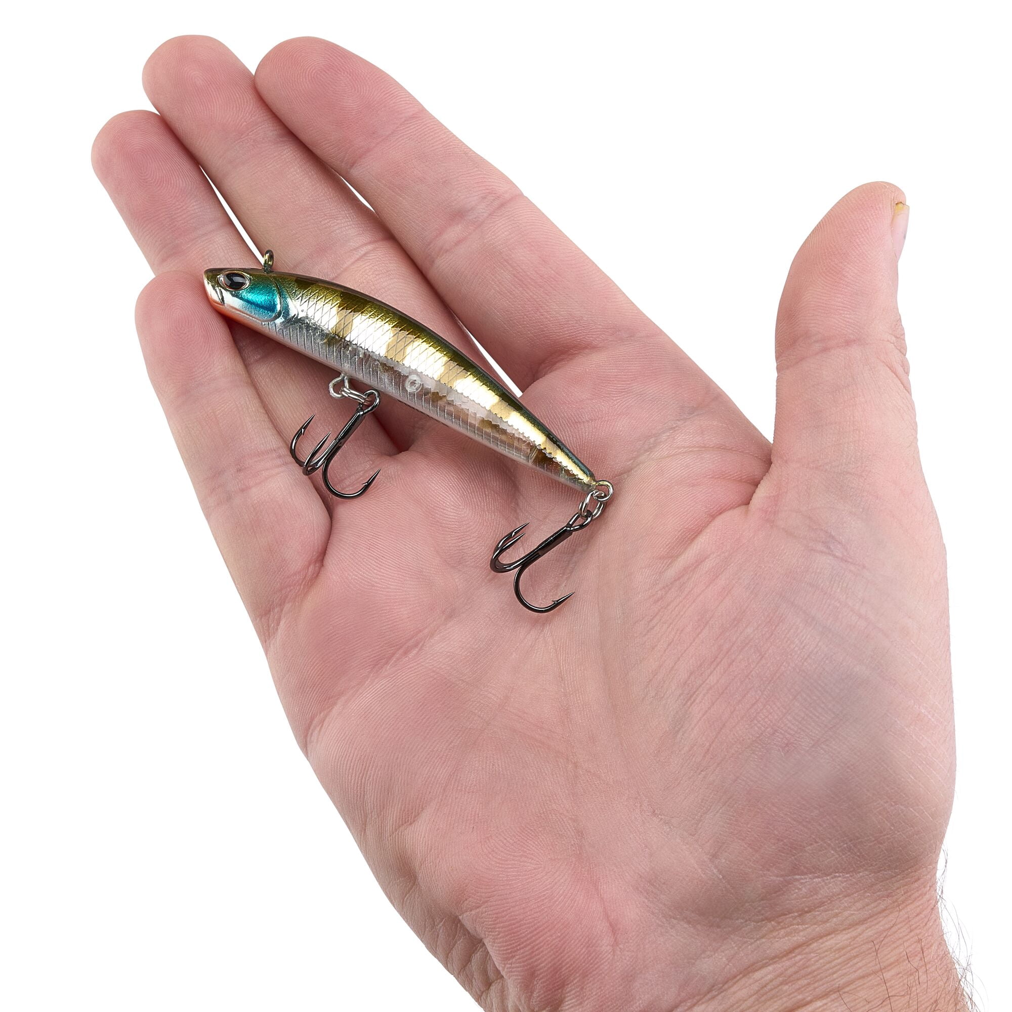 Berkley Finisher, 2.75 in, Glide Baits, Ghost Chrome Gill (1 Count)