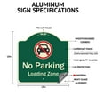 thumbnail image 2 of SignMission Designer Series Sign - Employee Recognition Parking Only Right Arrow | Green & Tan 18" X 18" Heavy-Gauge Aluminum Architectural Sign | Made in the USA, 2 of 4