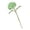 Green, variant on Green Artificial Hydrangea Flower Single Stem, Realistic Silk Hydrangea with Lifelike Leaves for Home Décor & Wedding Bouquets