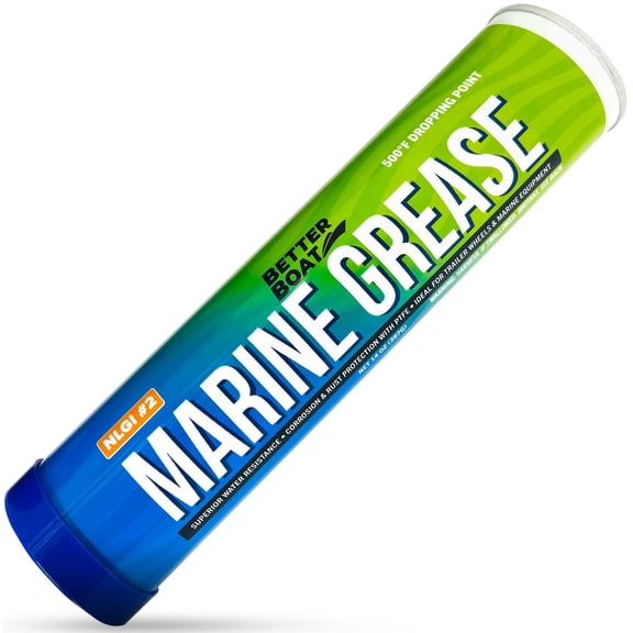 Better Boat Marine Grease Tube 14 oz High Temp for Grease Gun NLGI 2-14oz Cartridge