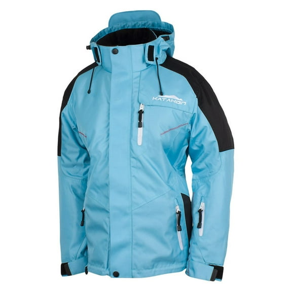 Katahdin Apex Womens Snow Jacket Light Blue/Black XS