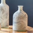 thumbnail image 2 of CC Home Furnishings Swirl Glass Vase - 11.5" Black and White, 2 of 3