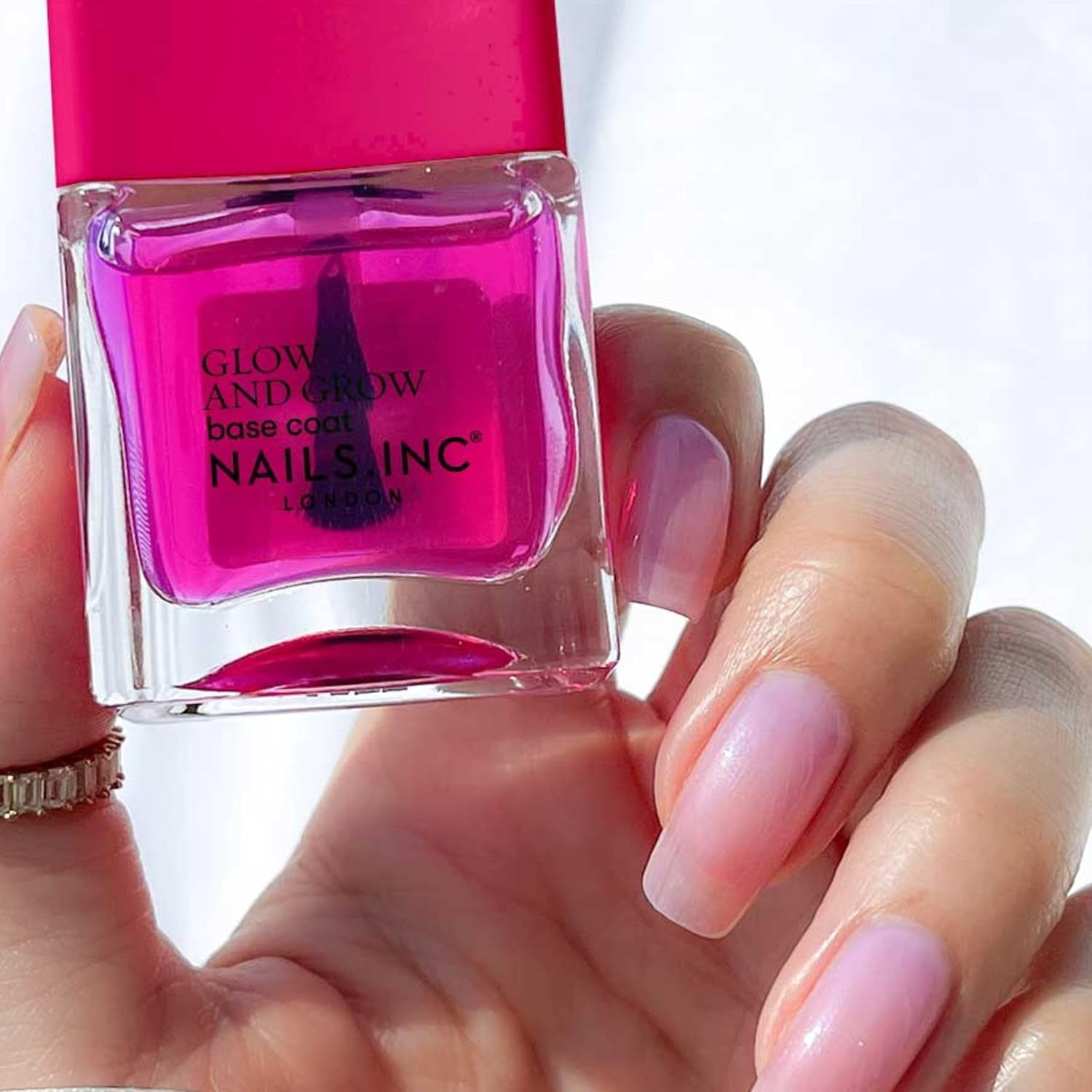 Nails.INC 45 Second Speedy Gloss Sienna Sheer Pink Nail Polish, 0.47 fl. oz.