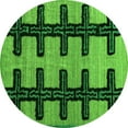 thumbnail image 1 of Ahgly Company Indoor Round Southwestern Green Country Area Rugs, 7' Round, 1 of 4