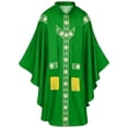 thumbnail image 5 of SAWOBUUN Church Catholic Priest Chasubles Vestments for Men, Robe Chasuble Mass Robe Halloween Outfits, 5 of 9