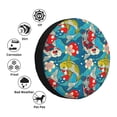 thumbnail image 4 of Naloa Japanese Koi PVC Leather Spare Tire Wheel Cover for Car Truck SUV Camper Trailer Universal Fit many size17 inch, 4 of 6