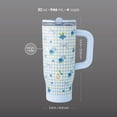 thumbnail image 5 of TAL 32oz Stainless Steel Skye Tumbler with Flip-Up Straw, Blueberry, 5 of 8