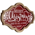 thumbnail image 3 of Northlight Lighted "Merry Christmas to All and to All a Good Night" Wall Sign - 18" x 10", 3 of 5
