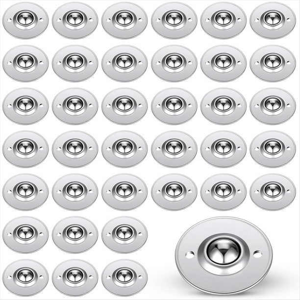 Rodamiento de Transferencia de Bolas de Rodillos 5/8 Pulgadas Ruedas de Rodamiento de Transferencia Bolas Rodillos de Rodamiento de Bolas Carbono Rotación de 360 para Transportador