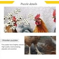 thumbnail image 2 of Dreamtimes Colorful Chicken Drawing Puzzle 1000 Pieces - Wooden Jigsaw Puzzles for Family Games - Suitable for Teenagers and Adults, 2 of 7