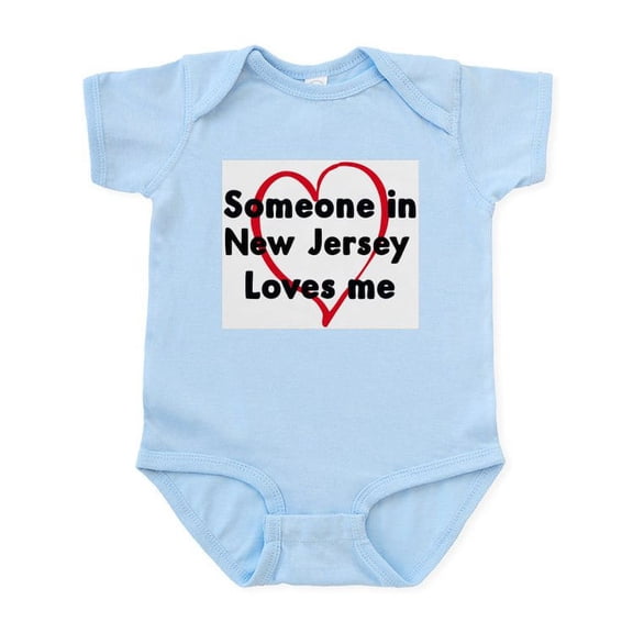 CafePress - Loves Me: New Jersey Infant Bodysuit - Baby Light Bodysuit, Size Newborn - 24 Months