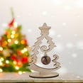 thumbnail image 1 of Meitianfacai Décoration de Noël Arbre de Noël en Bois Support Suspendu Boules de Noël Artisanat de Bureau Ornements, 1 of 7
