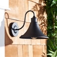 thumbnail image 2 of SAFAVIEH Graylyn 2-Light A19 Black Steel Wall Sconce with Black Shade, Set of 2, 2 of 8