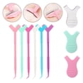 thumbnail image 2 of 10Pcs Plastic Perm Eyelash Wand Eyelash Lifting Curler Kit Y Brush Lash Clean Comb Lashes Extension Auxiliary Tool 5Pairs, 2 of 6