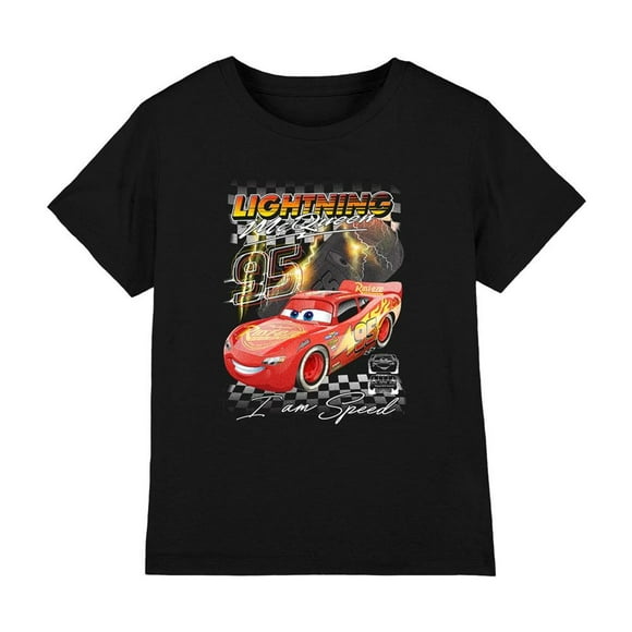 Cars T-Shirt Garçons/filles Je Suis Speed Lightning McQueen