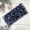 thumbnail image 2 of 4th of July Knotted Headband, Cosmug Patriotic Wide Headwrap, Stretchy Navy Star Print Head Tie, for Holiday Celebration, Casual Outfits and Daily Wear, 2 of 4