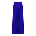 thumbnail image 4 of Zaldita Kids Boys Girls Liturgical Worship Praise Dance Palazzo Pants Celebration of Spirit Wide Leg Pants Dancewear Blue 16, 4 of 5