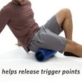 thumbnail image 6 of Microdry Fitness Foam Roller for Muscle Relief, Firm, 13" x 5.3", Blue, 6 of 9