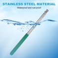 thumbnail image 4 of Uxcell 2-Pack Telescopic Handheld Flagpoles, 5.2ft/1.6m Stainless Steel Handheld Portable Extendable Flagpole [Green], 4 of 7