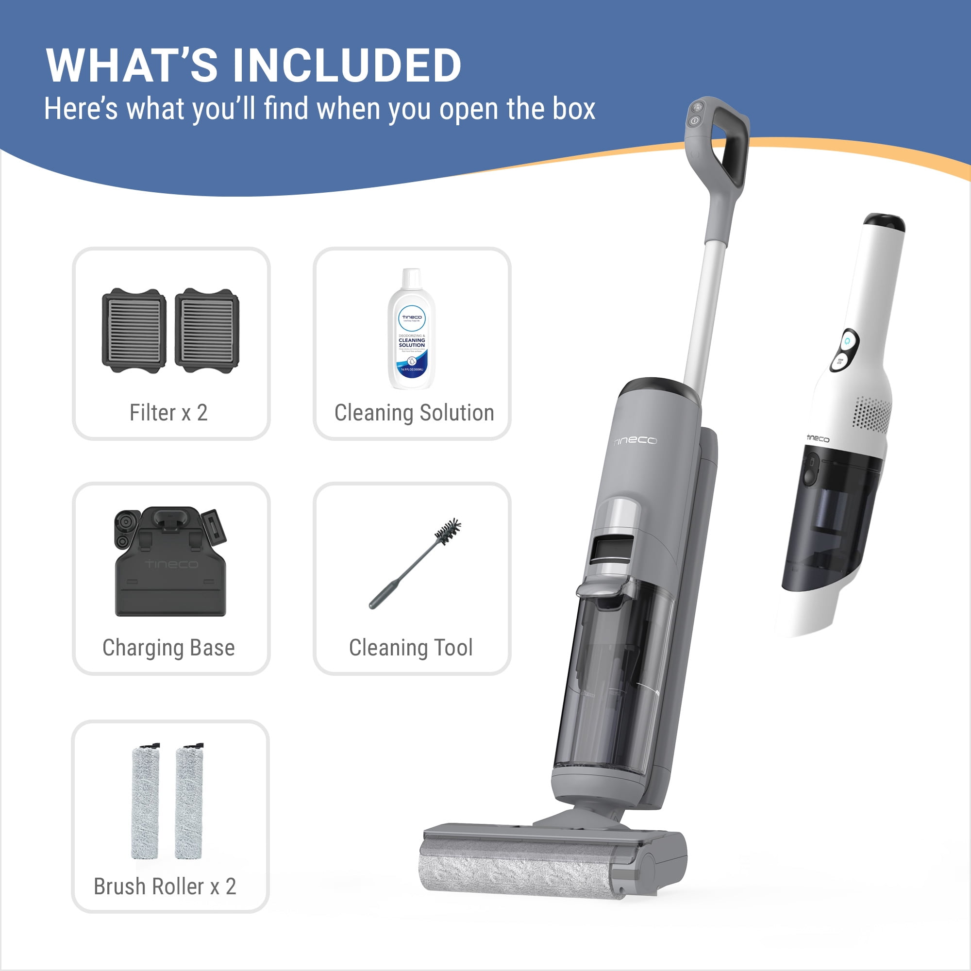 Tineco GO XL + GO Mini Bundle – Cordless Floor Washer & Handheld Vacuum