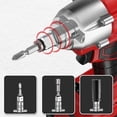 thumbnail image 2 of Compatible Impact Driver Anvil Assembly In Drill Head Housing,1/2inch Square Drive To 1/4inch Hex F irongray, 2 of 5