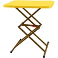 thumbnail image 1 of Plannu Petite Table Pliante, Plateau de Télévision Réglable, Table de Dîner Portable, Léger, Sans Assemblage, Facile à Plier et à Ranger, Bureau Robuste pour une Utilisation Extérieure Intérieure au Bureau de Jardinage, Blanc, 1 of 4