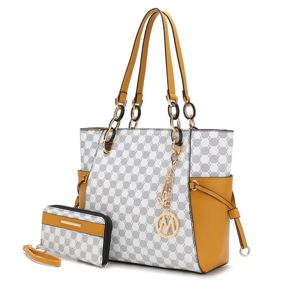 Bolsa estampada con cartera