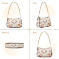 thumbnail image 7 of FORMRS Womens Shoulder Bag with Chain Strap Clutch Purse Cute Tote Handbag, Purple Seashell, 7 of 7