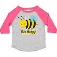 thumbnail image 3 of Inktastic Bee Happy Boys or Girls Toddler T-Shirt, 3 of 5
