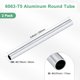thumbnail image 3 of Tubo redondo de aluminio 6063 de 250 mm en paquete de 2, ID 17 mm OD 20 mm, tubería de aluminio sin costura para manualidades DIY [0.67x0.79x9.8IN], 3 of 7
