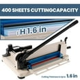 thumbnail image 5 of Heavy Duty Manual A4 Paper Cutter, Industrial Commercial Guillotine Paper Cutter, 400 Sheet Large Capacity, 1.6 in Thickness, Heavy Duty Paper Cutter, Company, Crafting Cardstock, 5 of 10