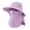 Z02 Purple, variant on Womens Sun Hats with UV Protection Casual and Basic Solid Color Packable Bucket Hiking Travel Outdoor Hat Womens Summer Sun Hat Light Gray One Size
