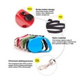 thumbnail image 3 of Laisse Extensible pour Animaux de Compagnie en Nylon Rétractable Automatique Laisse pour Animaux de Compagnie Corde de Marche pour Animaux de Compagnie Extension Laisse, Vert & Grand, 3 of 7