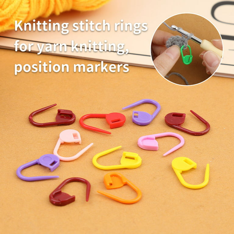 6mm Crochet Hook, Wooden Handle Crochet, Ergonomic Crochet with 10 PCS  Stitch Markers for Arthritic Hand, and Beginners and Lovers DIY