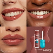 NYX Professional Makeup Lip IV Hydrating Lip Gloss Stain with Coconut Water, Hydra Honey, 0.16 fl oz