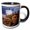 Black/White, variant on 3drose, Austria, Vienna, Nauschmarkt, Austrian Cuisine, Bakery-eu03 Dbn0027 - David Barnes, 11oz Magic Transforming Mug