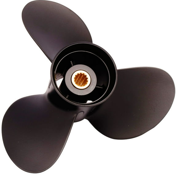 Solas 5111-093-10 Amita 3 Aluminum 3-Blade Propeller - RH, 9.25" Diameter x 10" Pitch x 14-Spline
