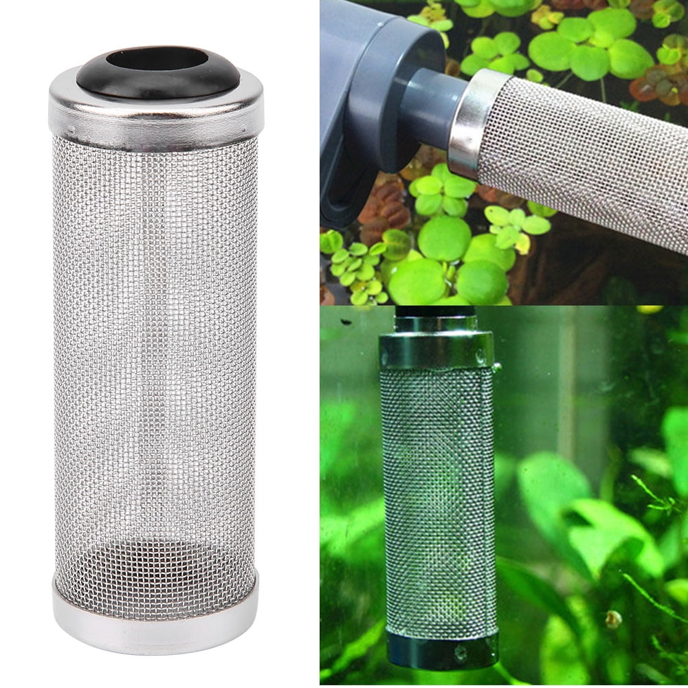 FAGINEY Aquarium Fish Tank Stainless Steel Mesh Filter Net Case Cover