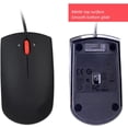 thumbnail image 3 of 2 Pack USB Computer Mouse Fits Laptops HP ASUS Lenovo Chromebook or Desktop PC - Wired Corded Bulk Mice with Travel Pouch, 3 of 7