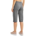 thumbnail image 2 of Athletic Works Women's Athleisure Dri More Piped Bermuda Shorts, 2 of 7