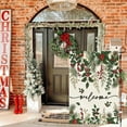 thumbnail image 2 of Holly Red Berries Christmas Garden Flag 12x18 Inch Double Sided Poinsettia Floral Welcome Winter Flag Farmhouse Vintage Outside Outdoor Yard Holiday Yard Decoration, 2 of 6