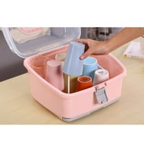 LEORX Baby Bottle Case Pink 1Pack for Baby Bottles and Tableware