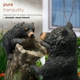 thumbnail image 6 of Alpine Corporation 26" Tall Outdoor Bear and Cub with Tree Fountain Yard Statue Decoration, 6 of 13