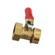 thumbnail image 2 of Válvula de bola de latón Cateissary con conector de manguera de jardín interruptor hermético 1/2 pulgada, 2 of 6