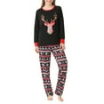 thumbnail image 1 of Kmbangi Parent-Children Christmas Pajamas, Tops with Splicing Pants/Jumpsuit, 1 of 10